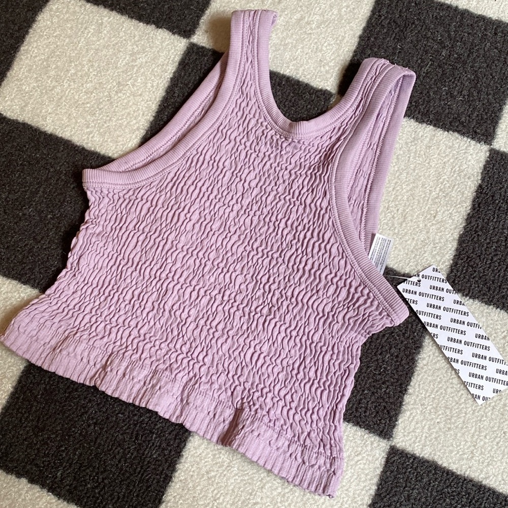 uo seamless textured top - Picture 2 of 5